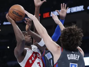 Los Raptors son derrotados en Oklahoma City Thunder