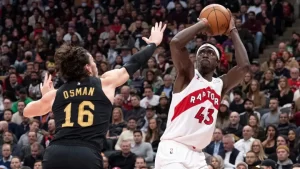 Los Raptors derrotaron a los Cavaliers tras el regreso de Siakam a las canchas