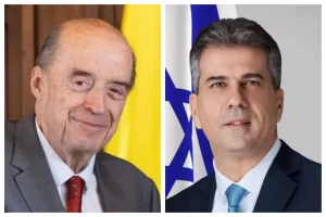 Cancilleres de Colombia e Israel conversaron en medio de tensión diplomática